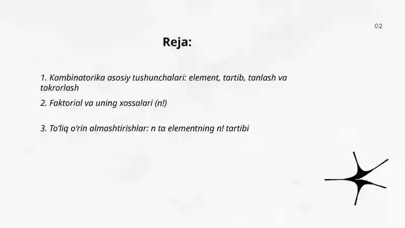 Kambinatorika asoslari 2