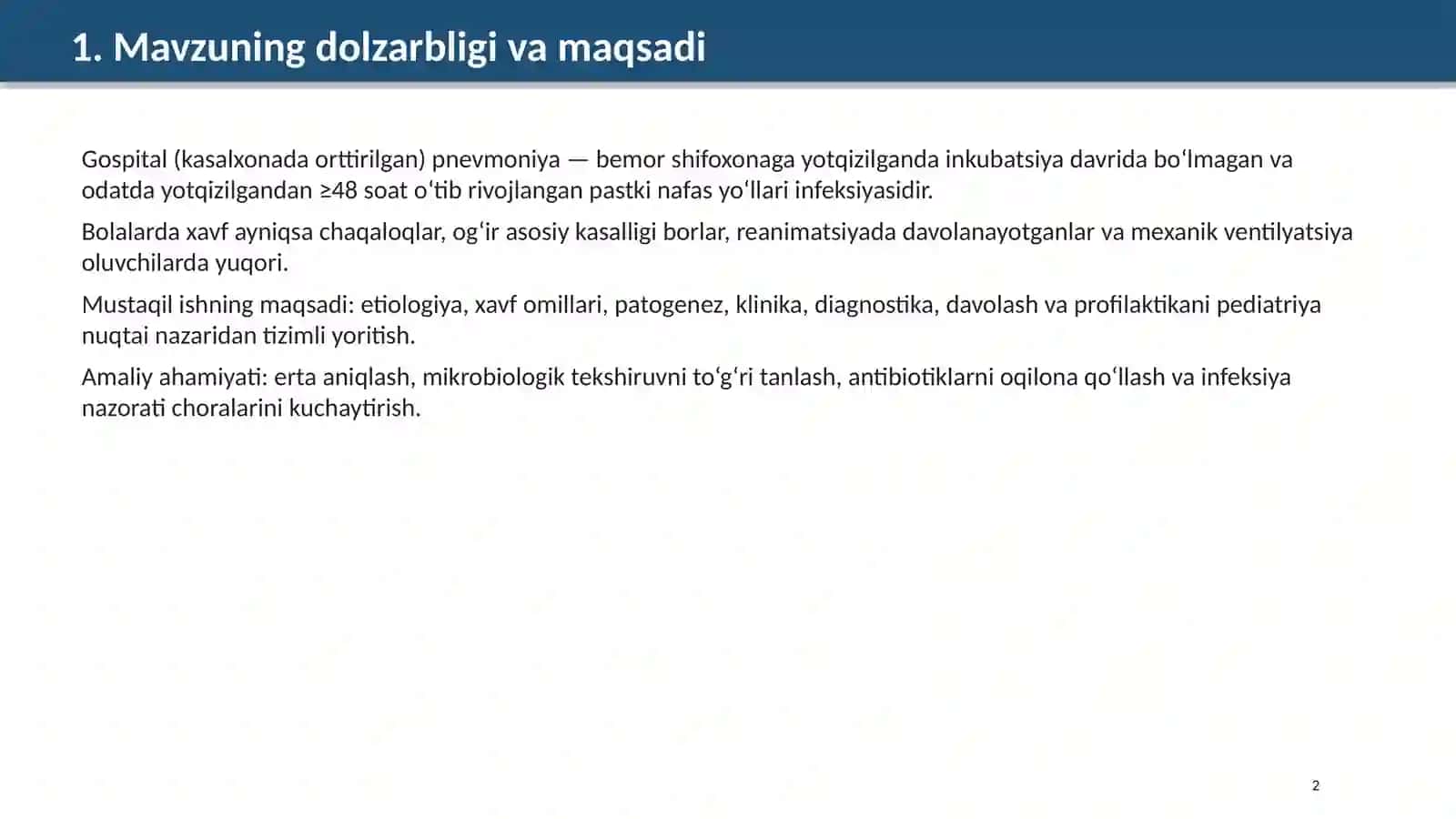 GOSPITAL PNEVMONIYALAR 2