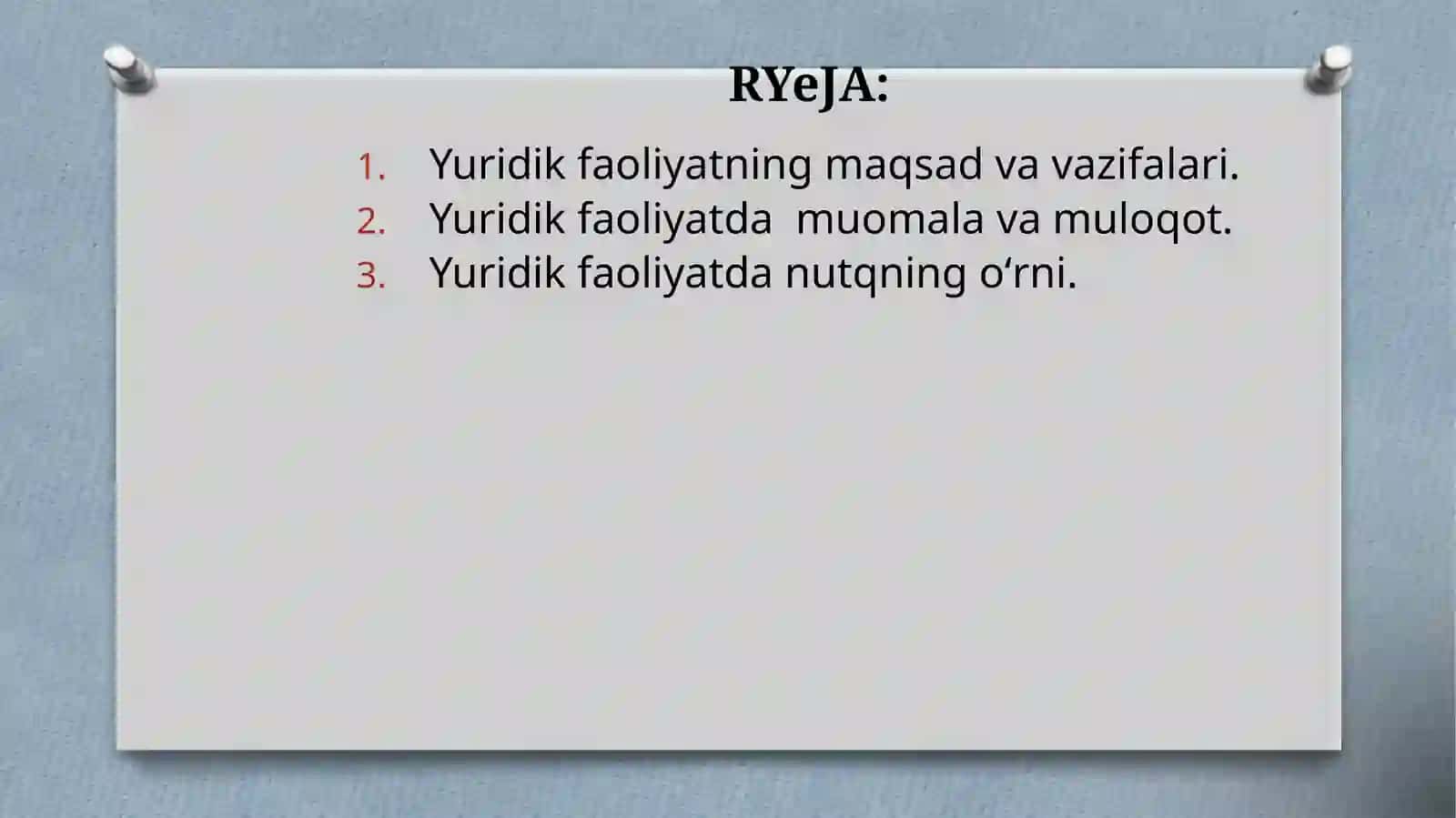 Yuridik mehnat psixologiyasi 2