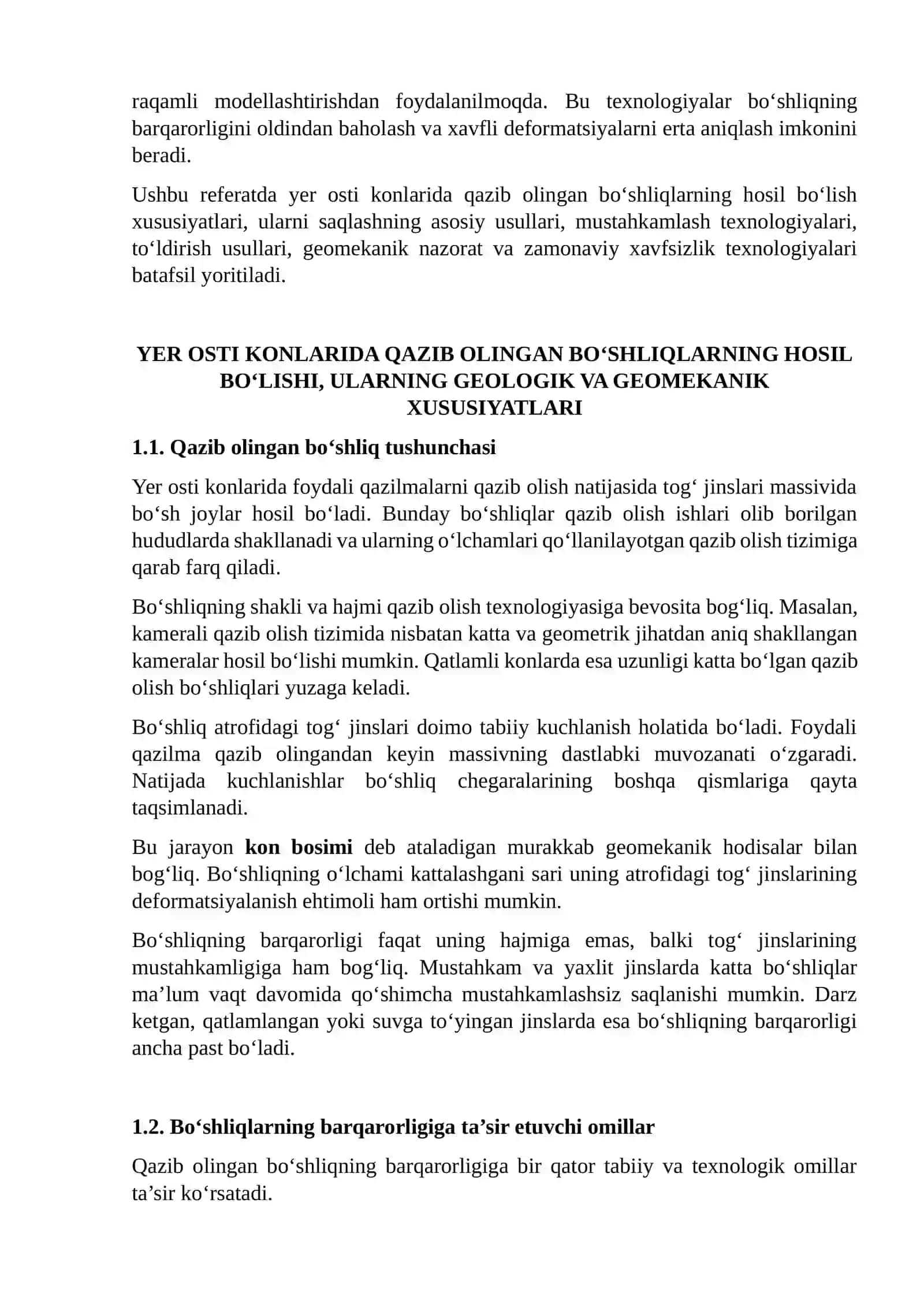 Yer osti konlarida qazib olingan bo‘shliqlarni saqlash usullari 2