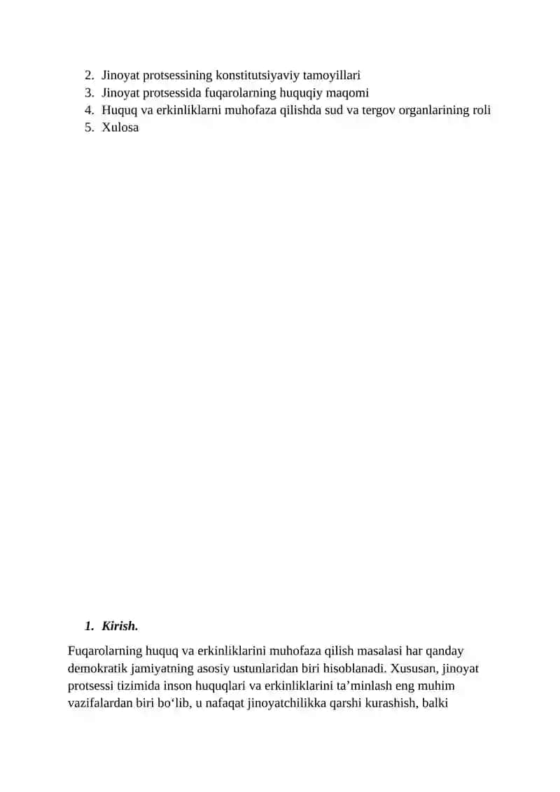 Fuqarolarning huquq va erkinliklarini muhofaza qilish 2