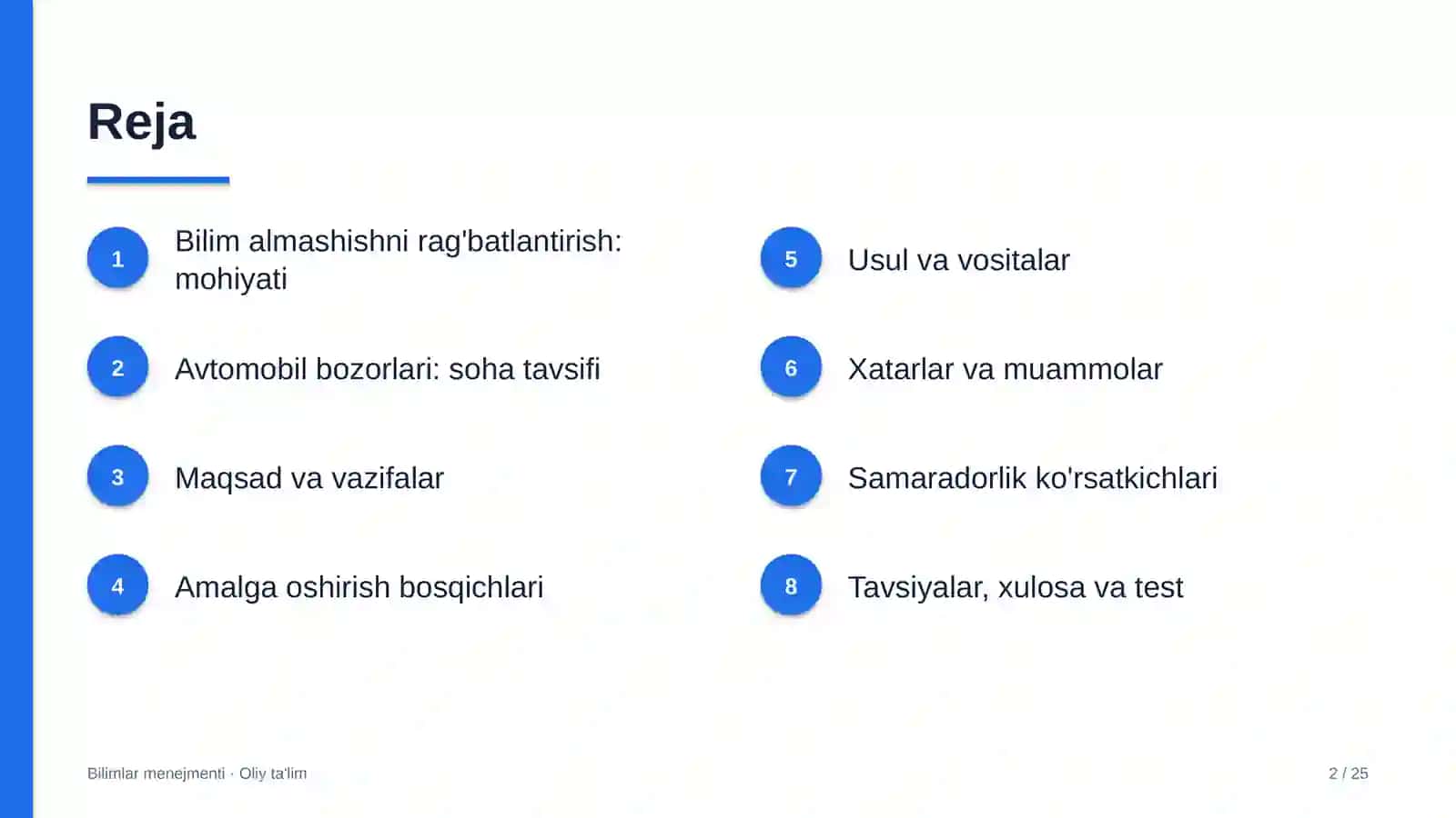 avtomobil bozorlarida bilim almashishni rag'batlantirish 4468 2