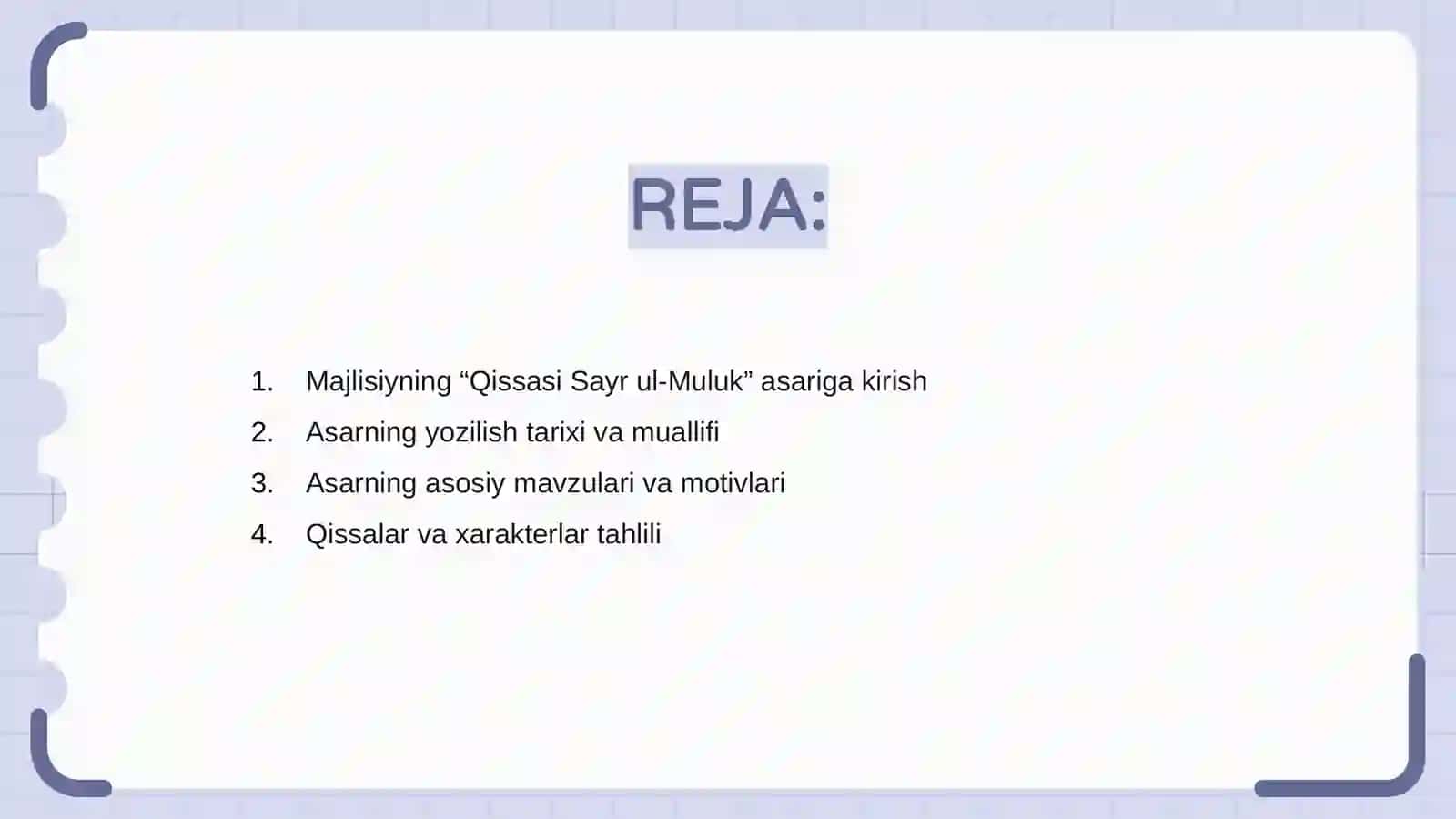 Majlisiyning “Qissasi sayr ul-muluk” asari 2