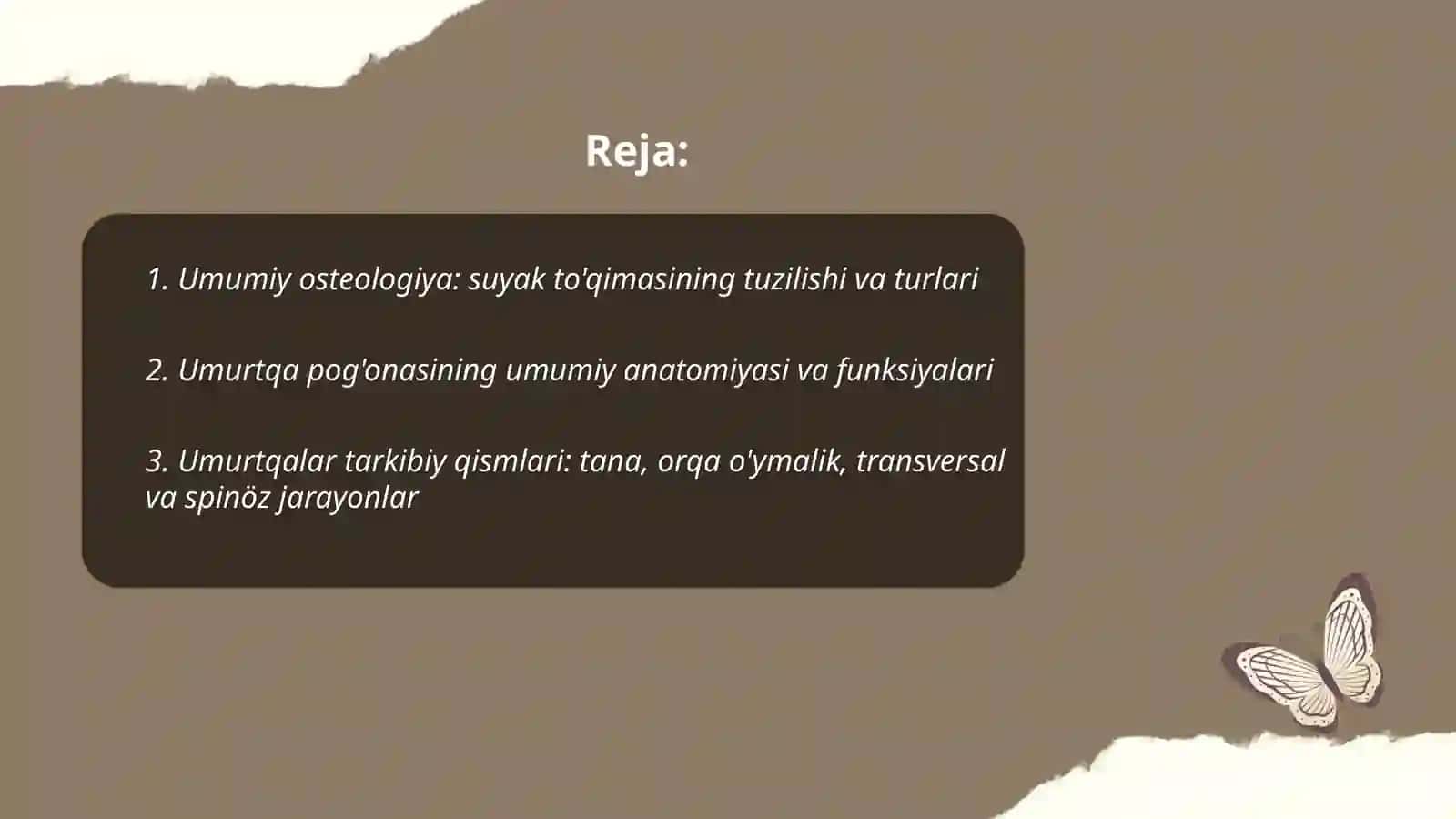 Umumiy osteologiya 2