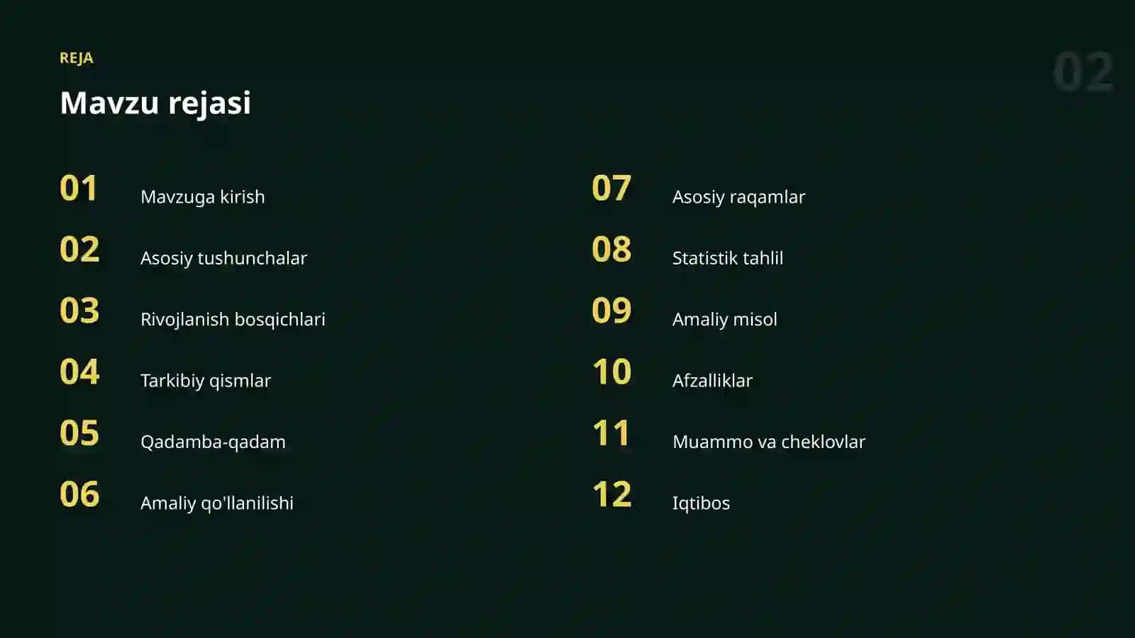 Ehtimollar va statistika 2