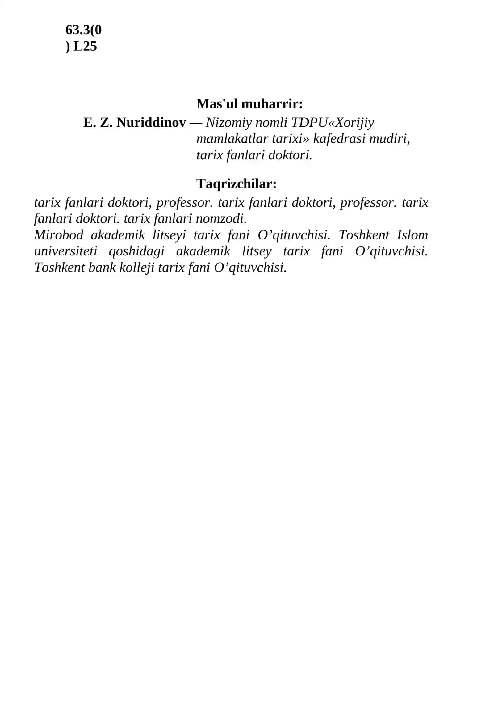 Jahon tarixi 2
