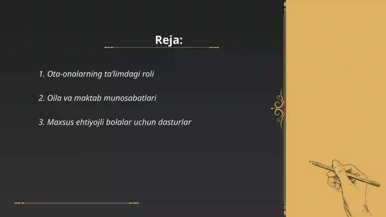 Yordamga muhtoj boʻlgan bolalarni taʼlim tizimiga jalb etishda ota-onalar, oila va jamoatchilik bilan ishlash 2