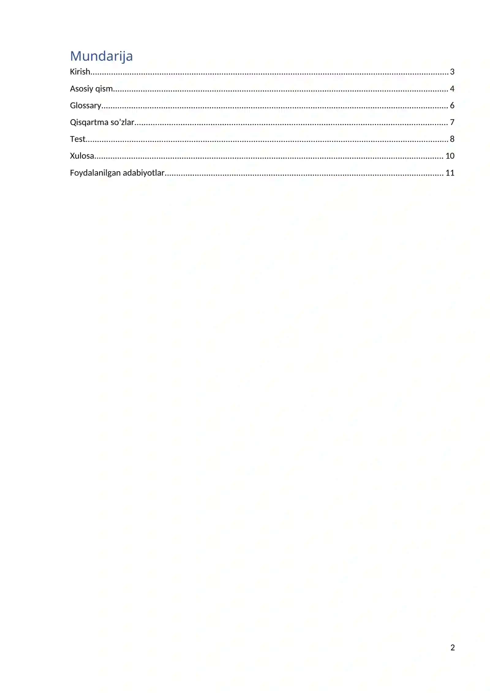 Axborot xavfsizligi. Tibbiy axborotlarni himoyalash 2