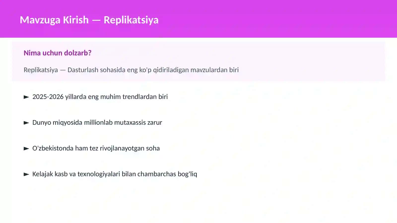 Replikatsiya 2