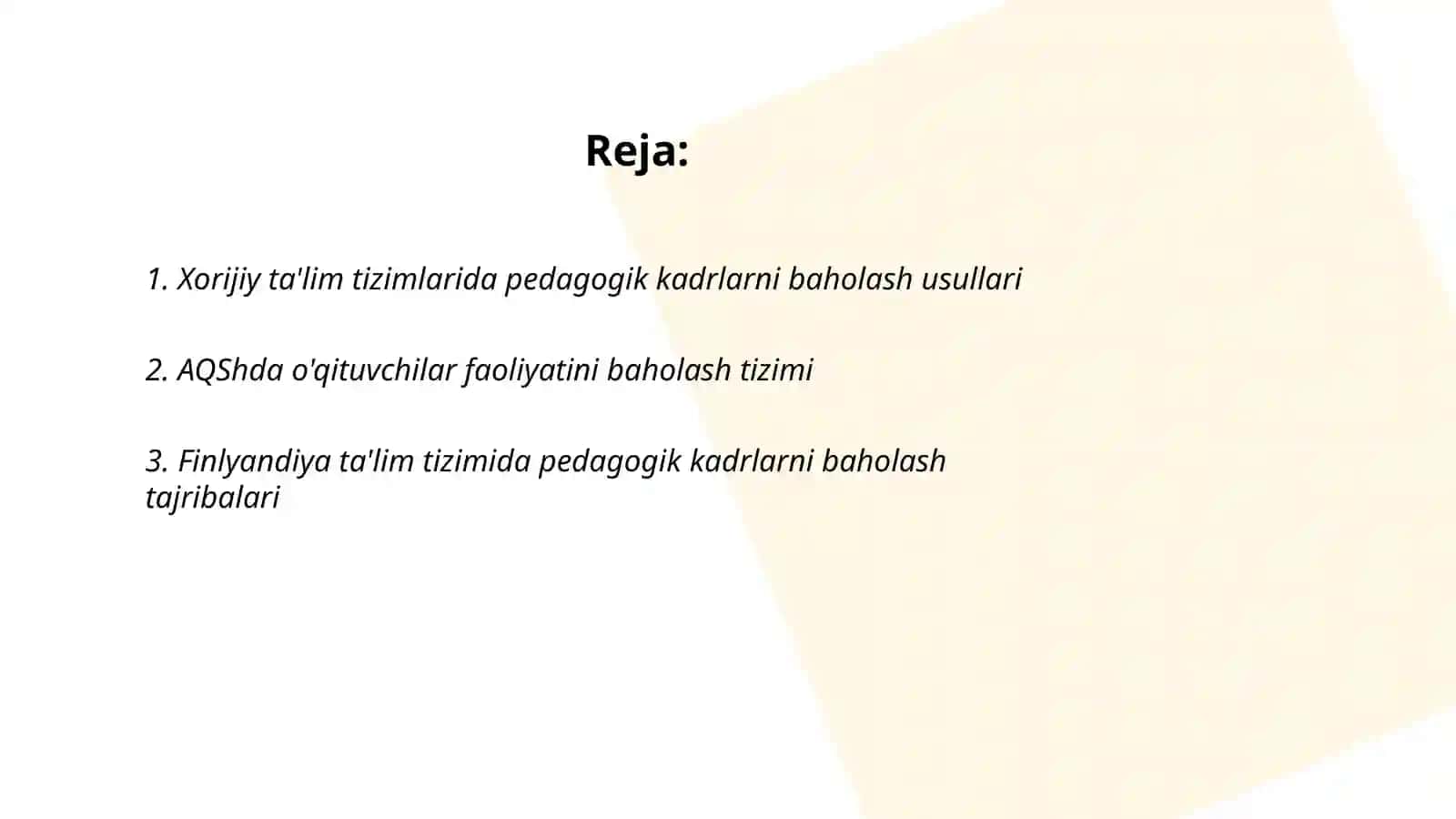 Xorijiy ta'lim tizimlarida pedagogik kadrlarni baholash usullari 2