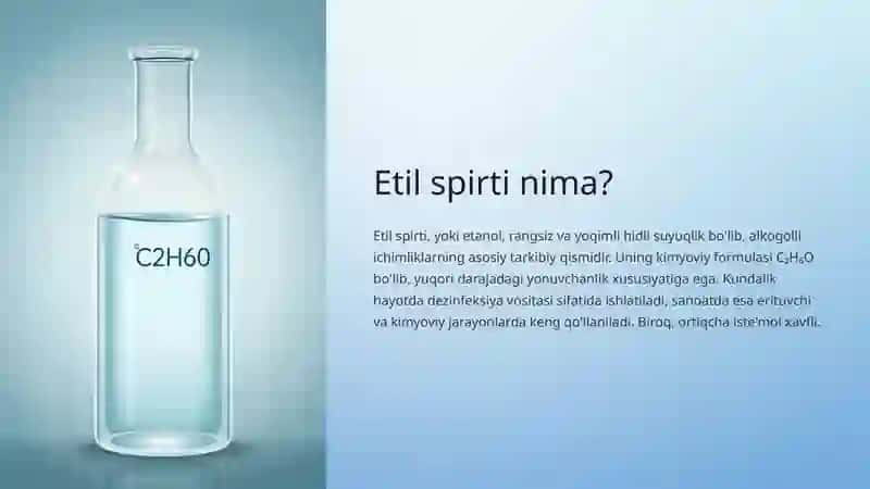 Etil spirti. alkogolizm va uning asoratlari 2