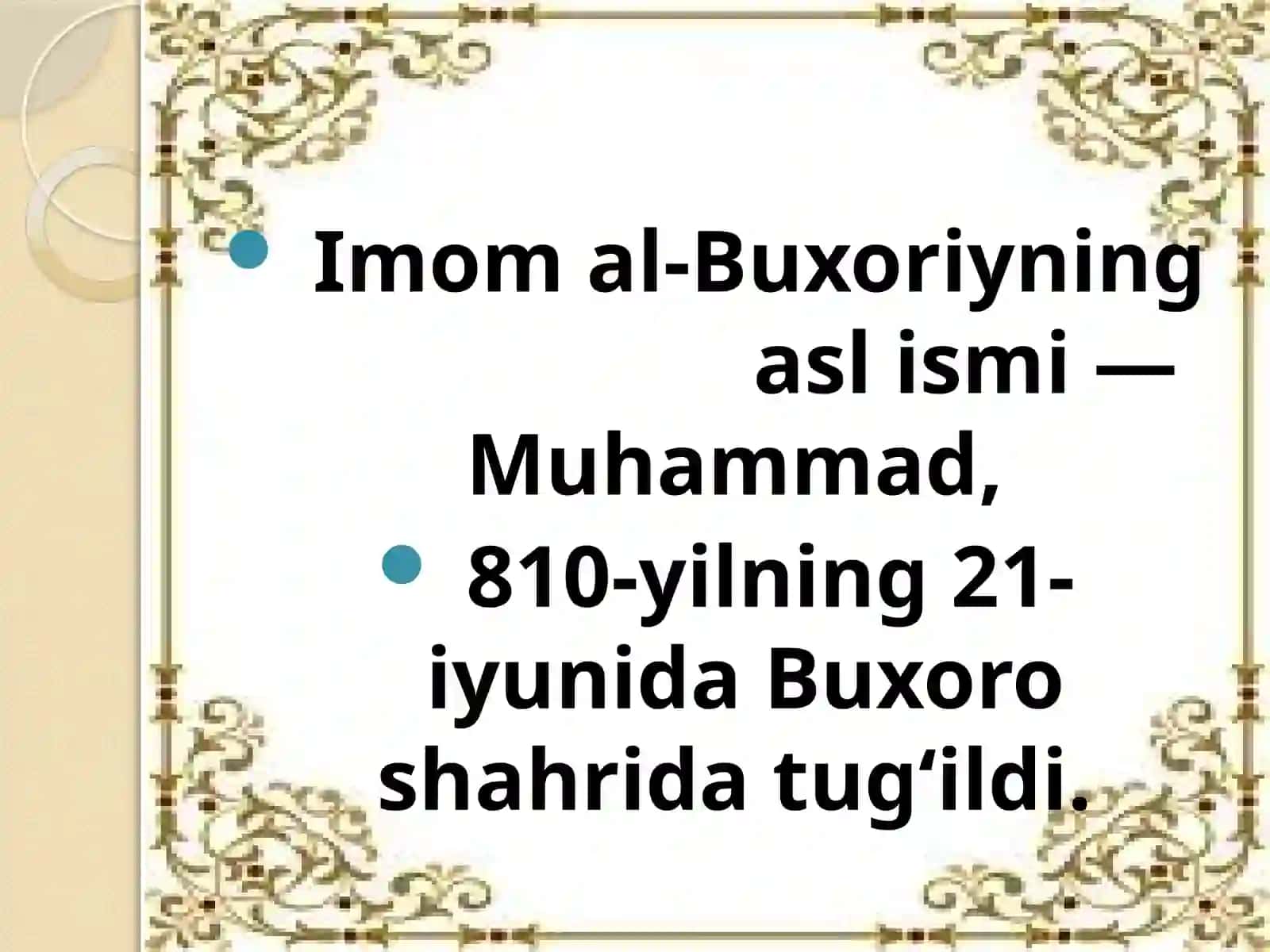IMOM AL-BUXORIY 2