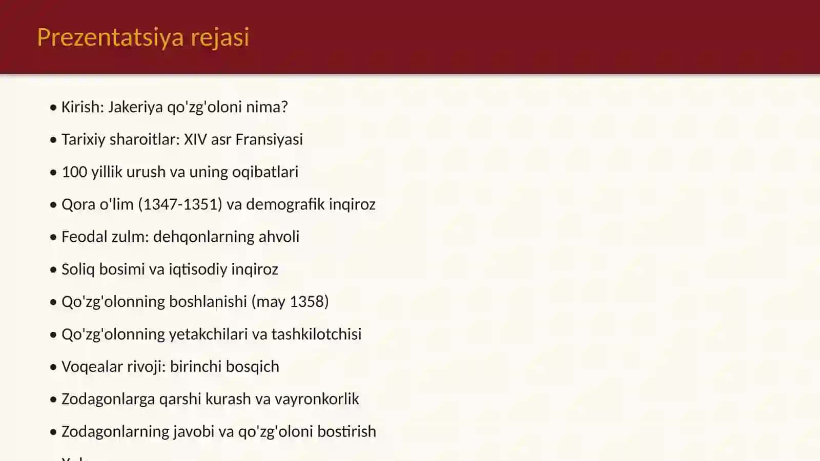 Jakeriya qo'zg'oloni (1358) 2