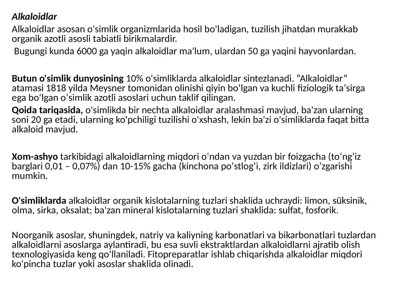 Alkaloidlar 2