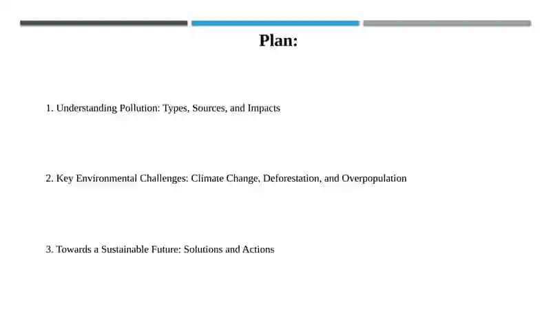 Presentation on The Environment and Pollution 2