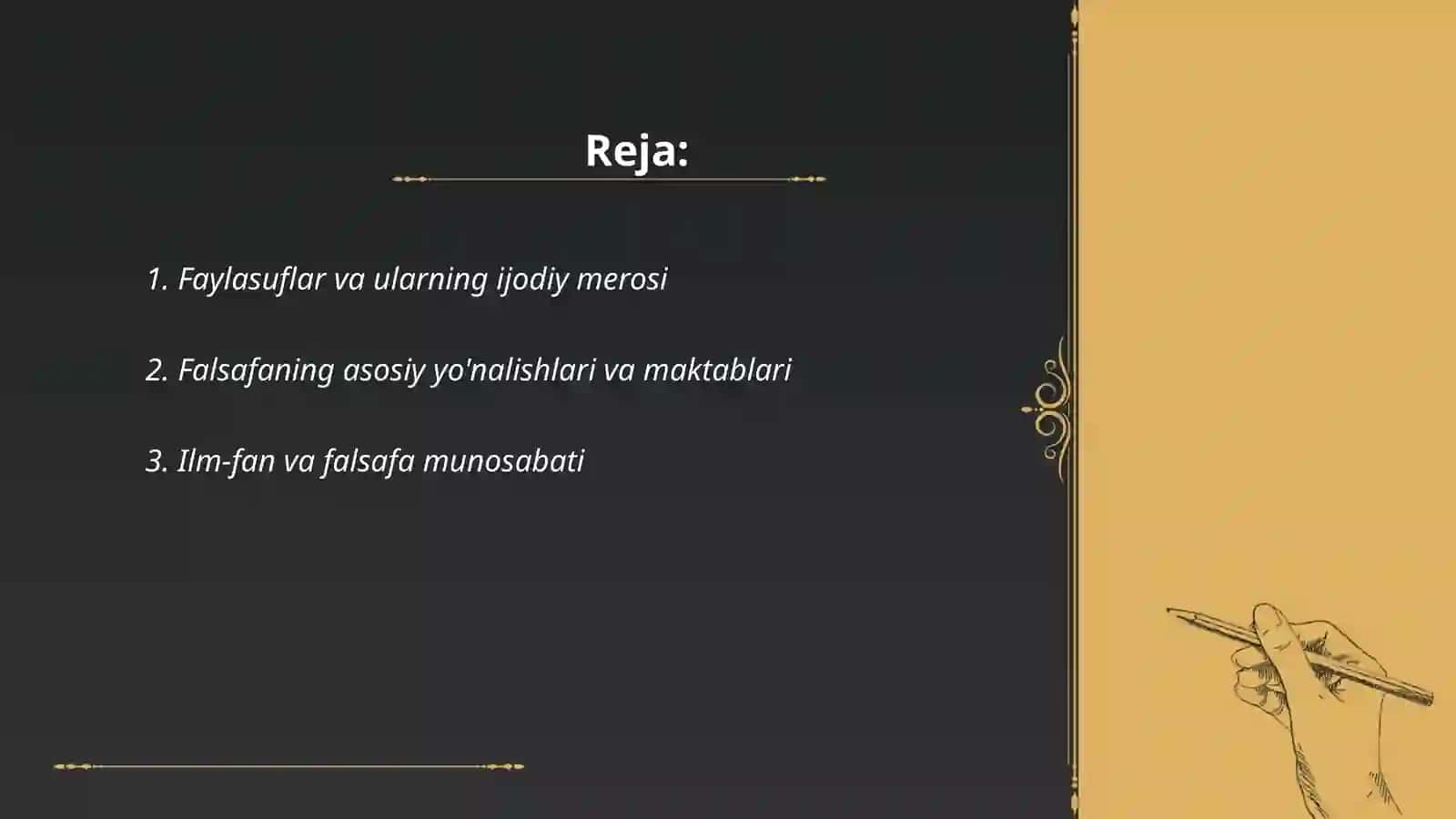 Faylasuflar va ularning ijodiy merosi 2