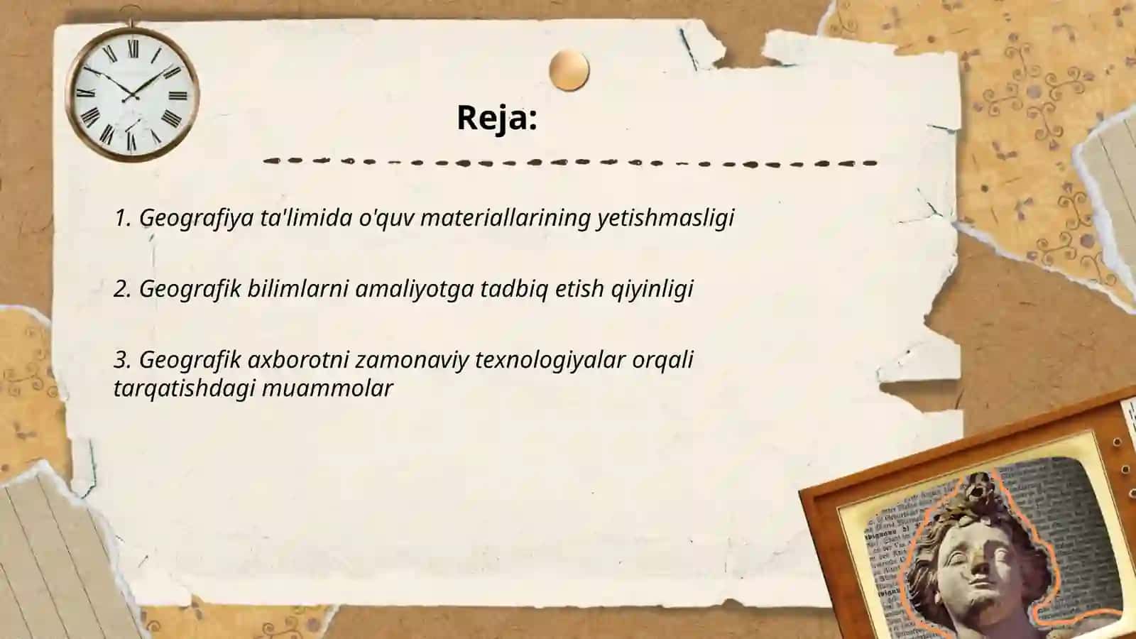 Geografiya predmetiga oid muammolar 2