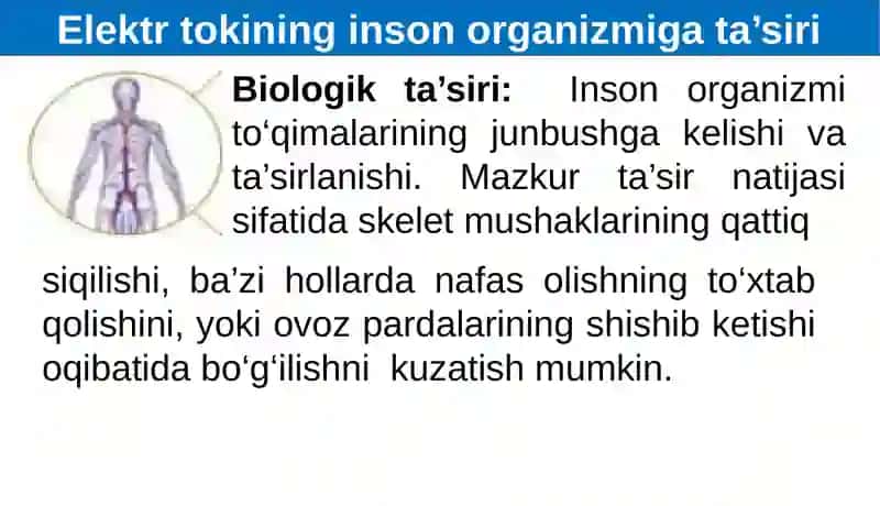 ELEKTR KUCHLANISH  VA UNI O‘LCHASH 2