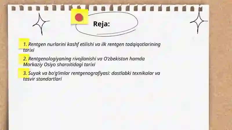 Rentgen nurlari organish tarixi 2