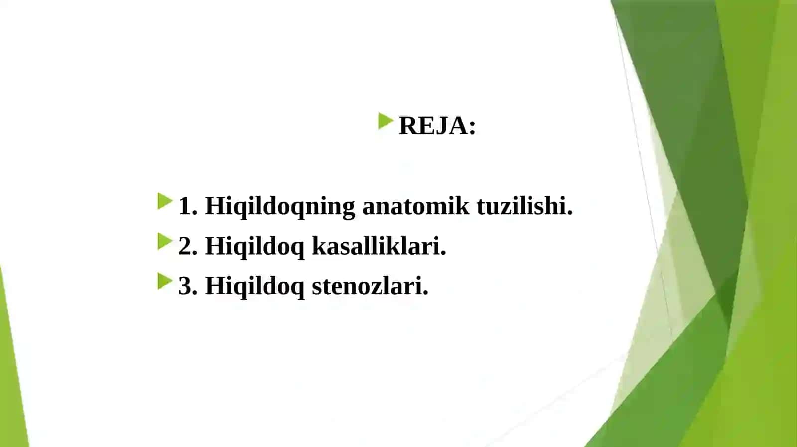 Hiqildoq stenozlari 2