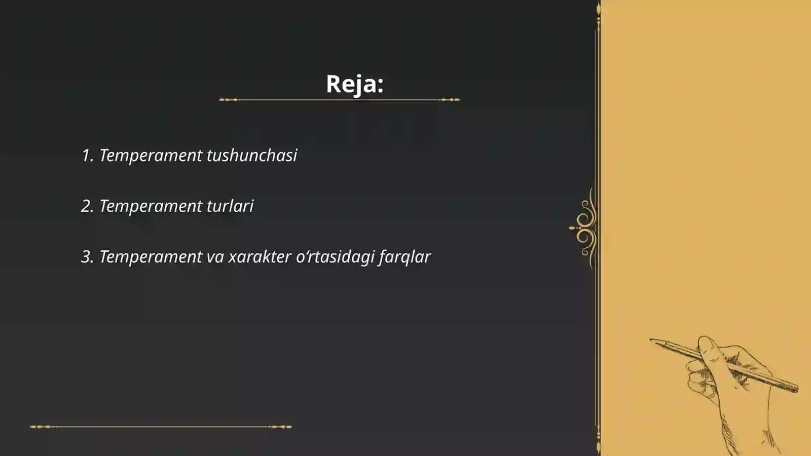 Temperament, harakter va ularning xossalari 2