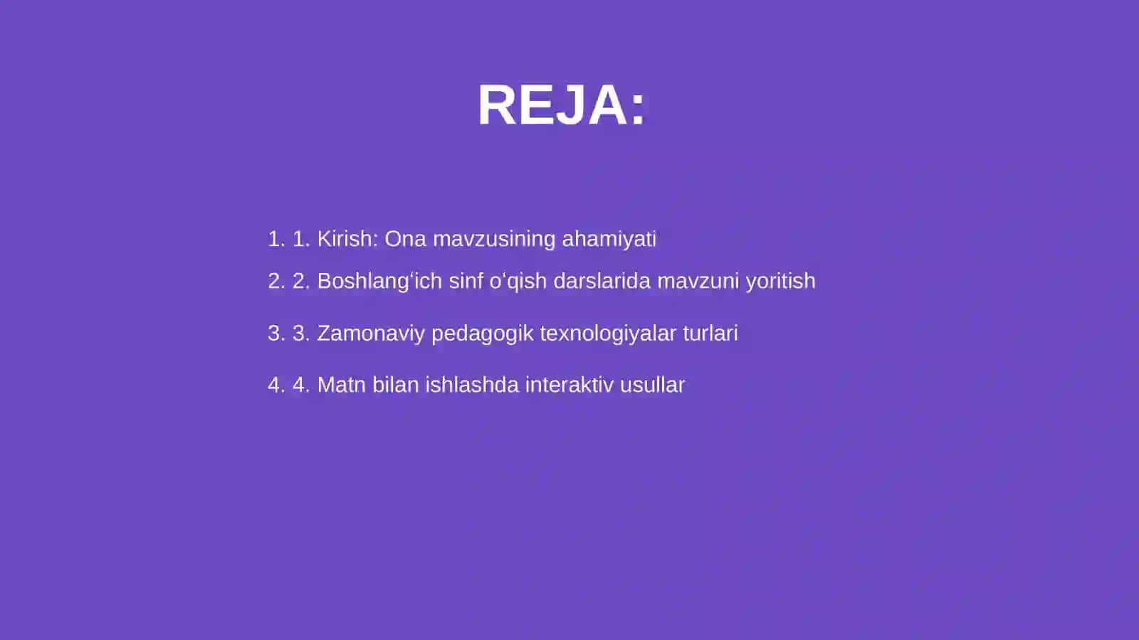 Ona mavzusining ahamiyati 2