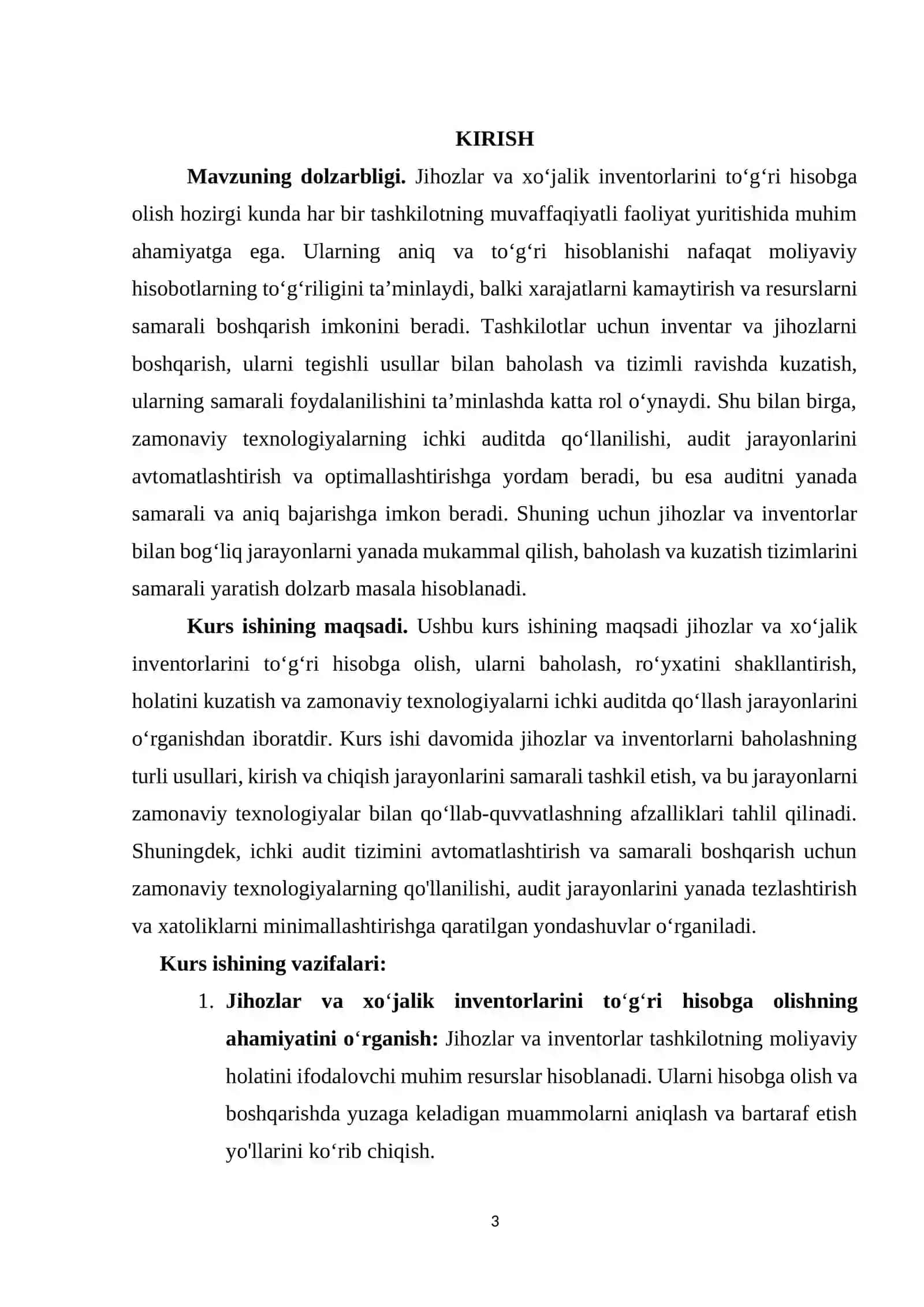 Sanoat korxonalarida jihozlar va xojalik inventorlari 2