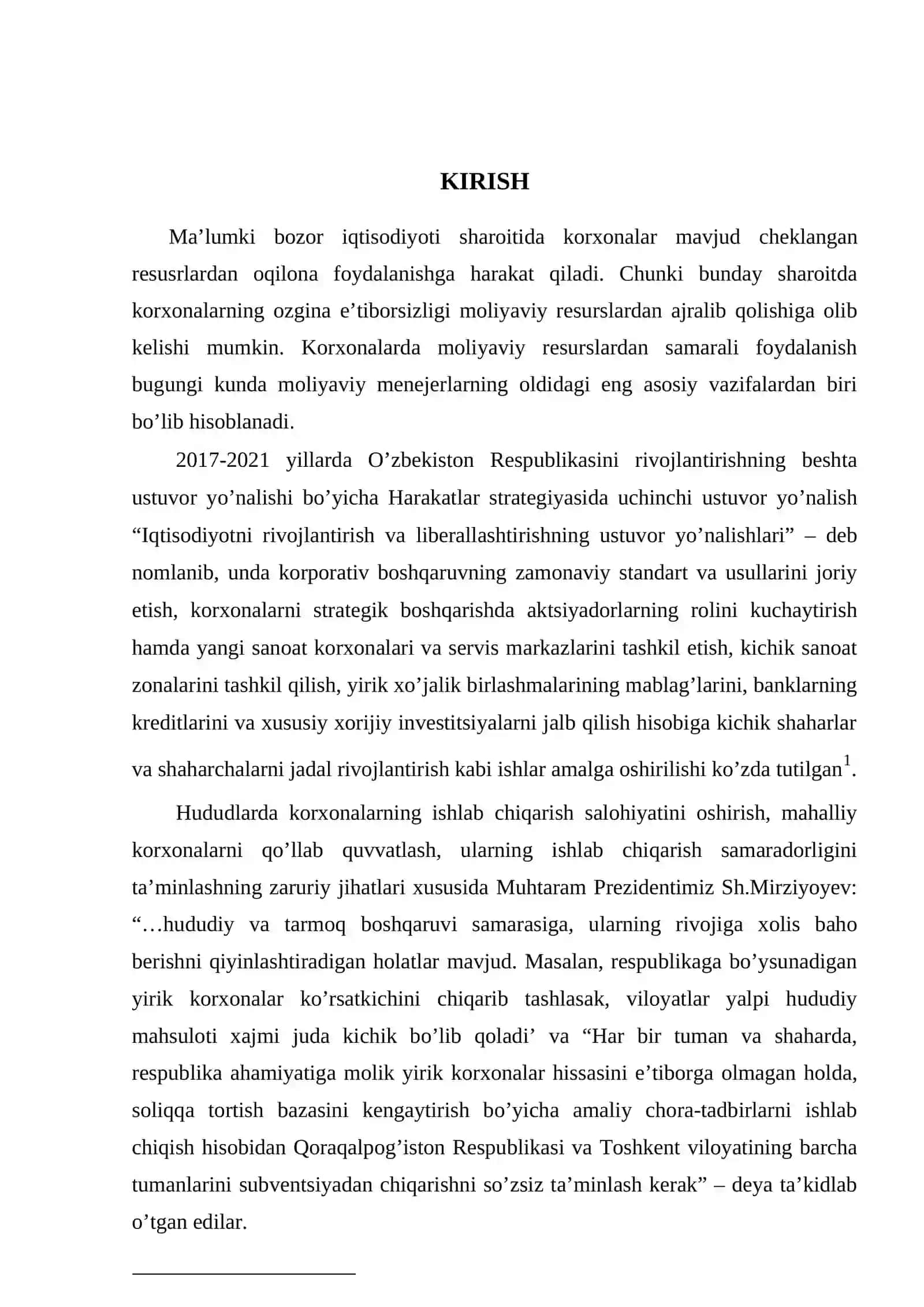 Ozbekiston iqtisodiy rivojlaniwidagi ustuvor yonaliwlarning zamonaviy tendensiyalari 2