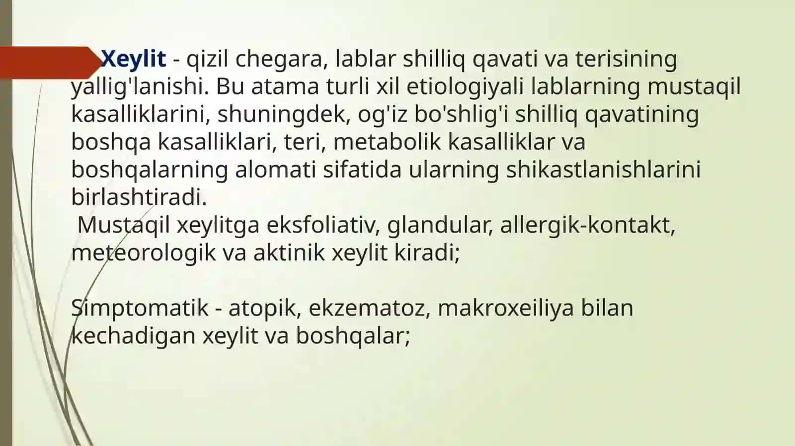 Xeylit kasalligi 2
