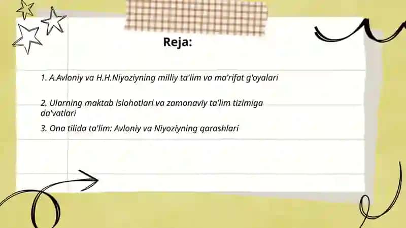 A.Avloniy va H.H.Niyoziy ijodida ta'lim-tarbiyaga oid ğoyalar 2