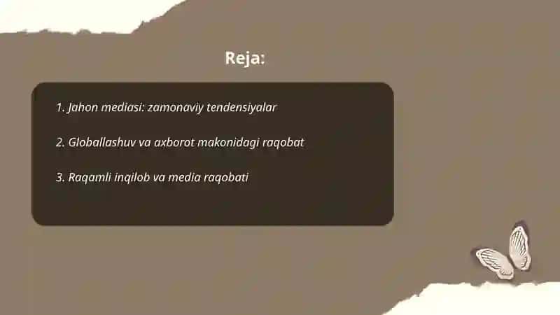 Jahon mediasi: zamonaviy tendensiyalar 2