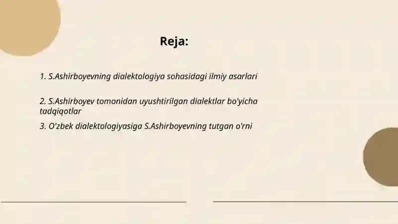 S.Ashirboyevning dialektologiyaga qõshgan hissasi haqida 2