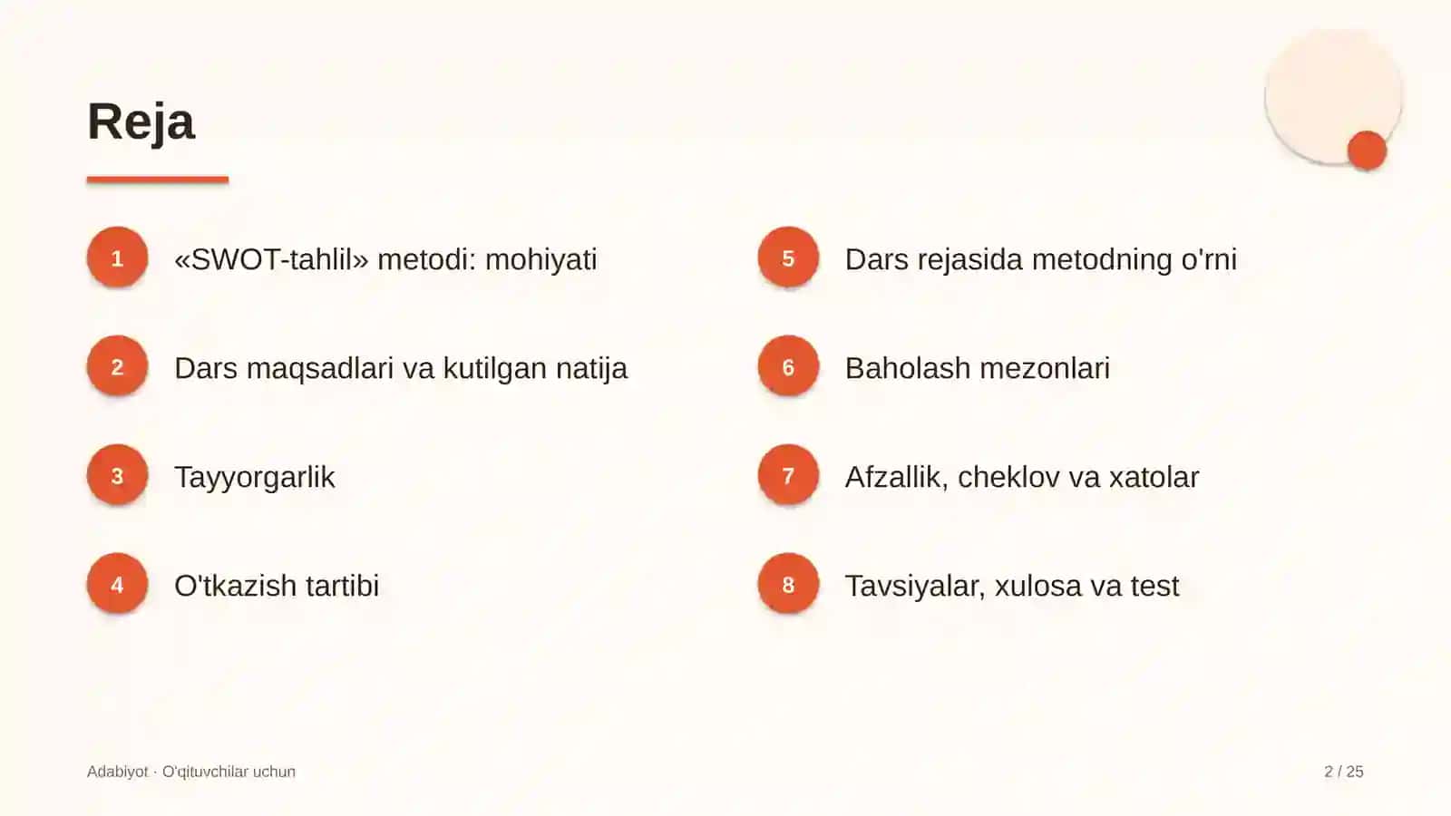 adabiyot darslarida swot tahlil metodidan foydalanish 5580 2