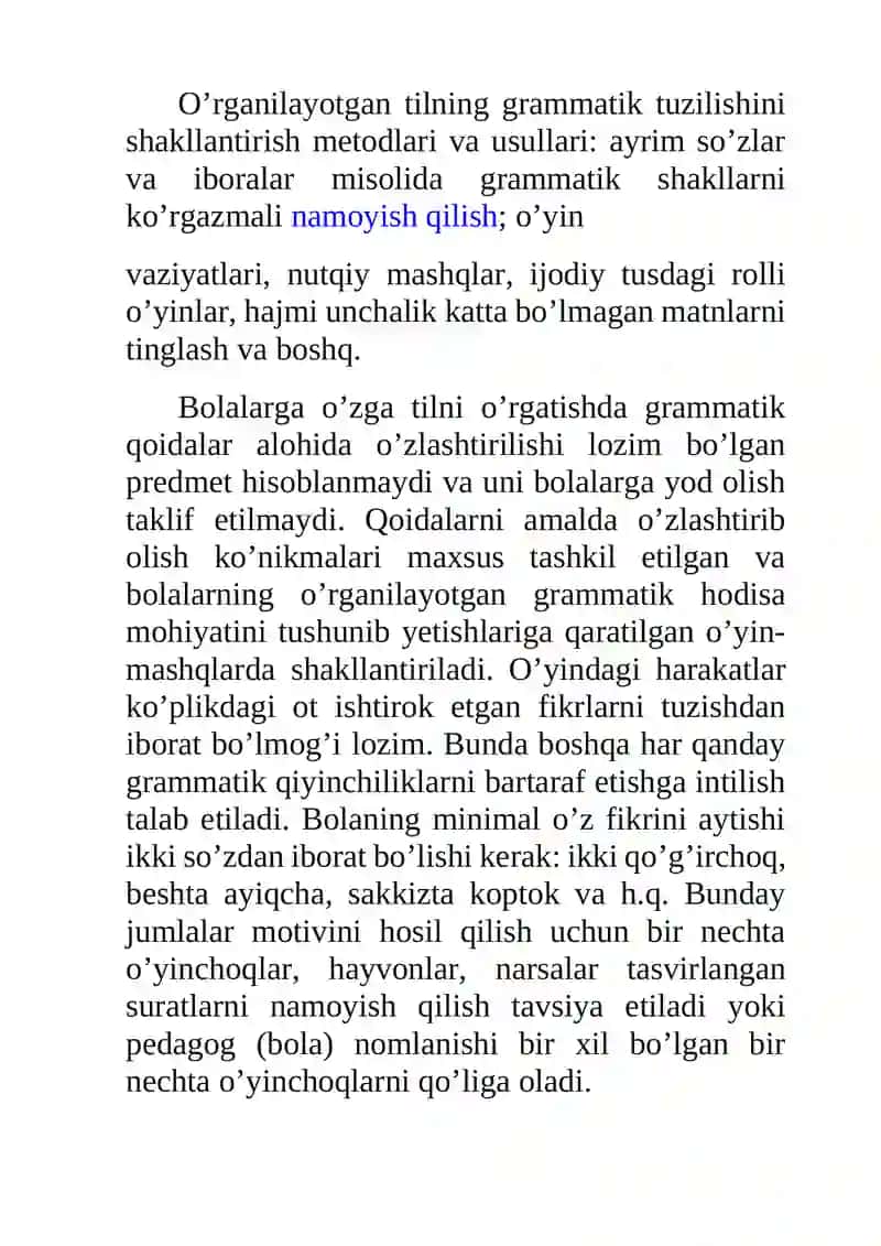Gramatik ko’nikmalarni shakillantirish usullari va yo’llari 2