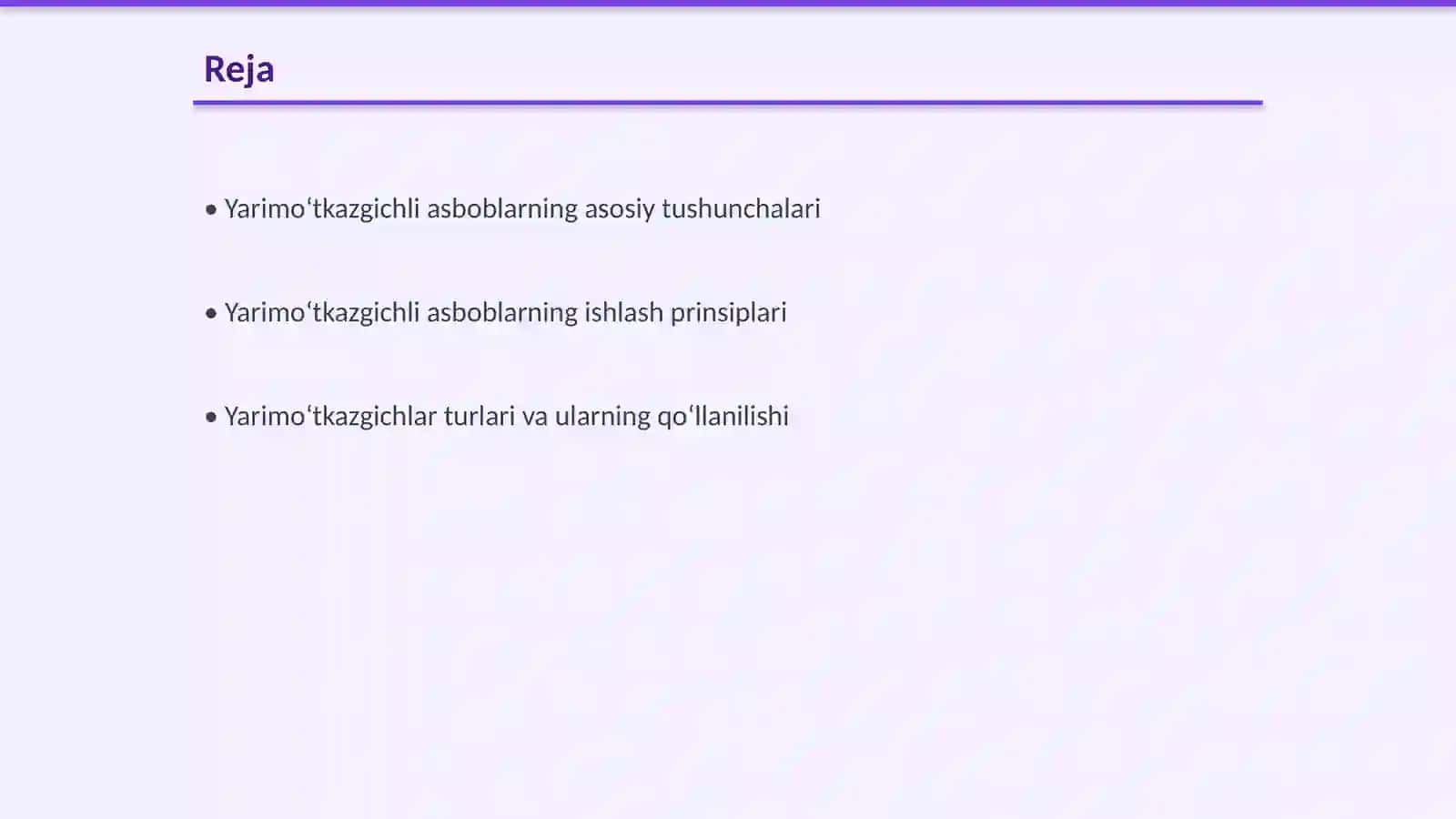 Yarimoʻtkazgichli asboblarning koʻrinishi belgilanishi va qoʻllanilishi 2