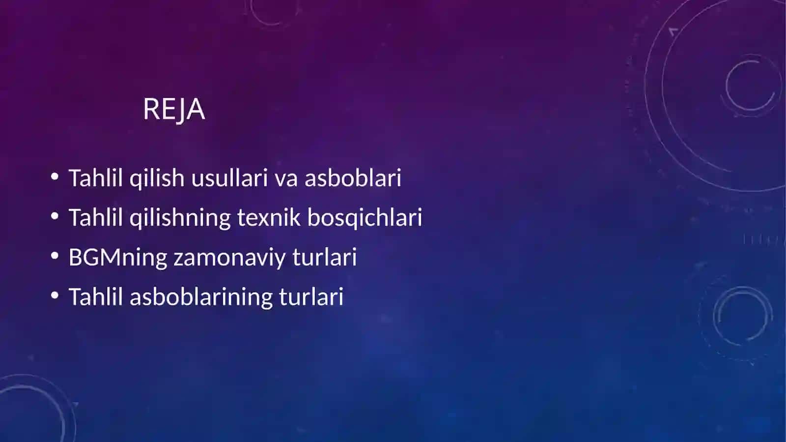 boshqariladigan gaz muhitini taxlil qilish 2