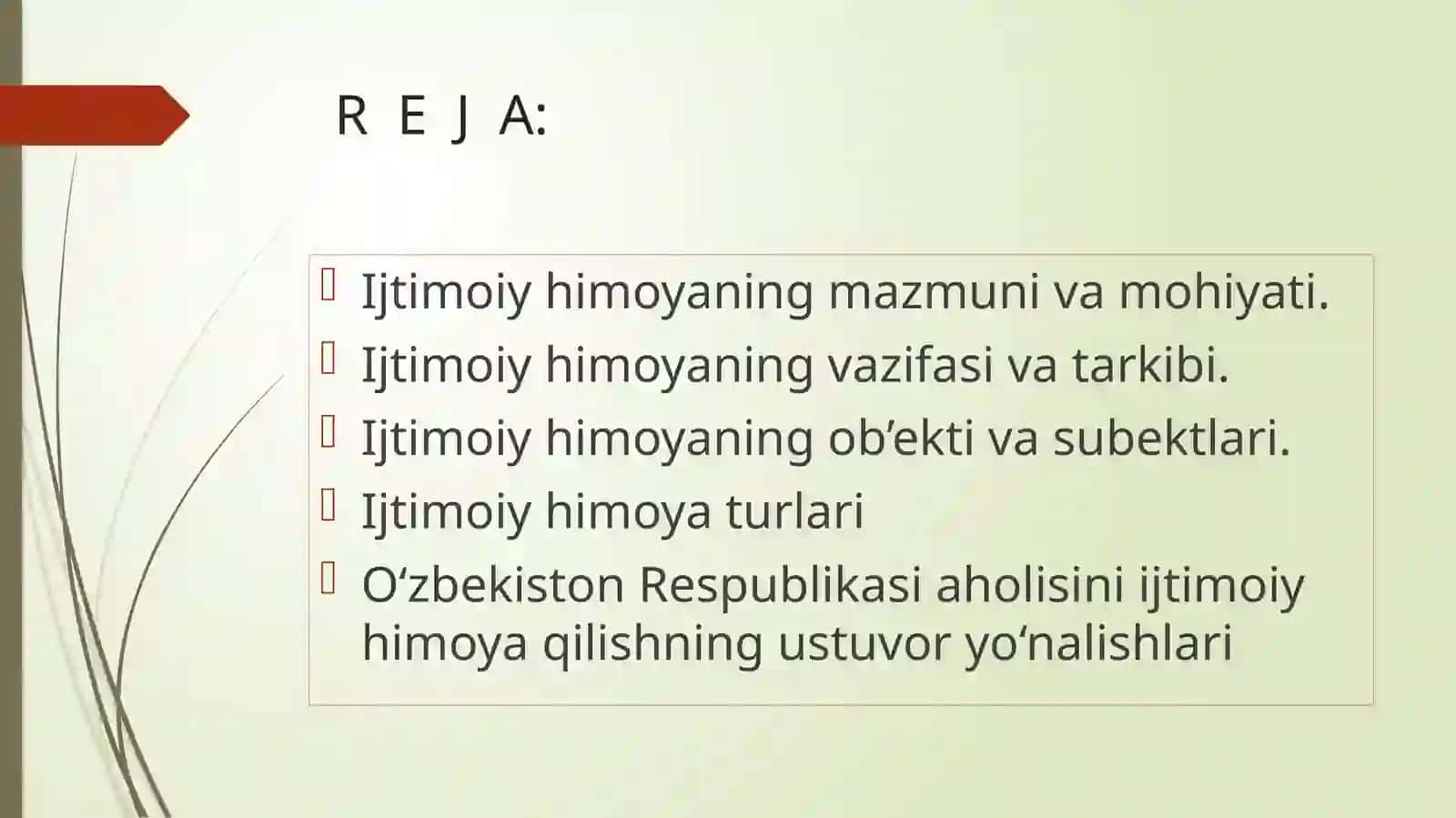O’ZBEKISTONDA AHOLINI IJTIMOIY HIMOYA QILISH TIZIMI 2