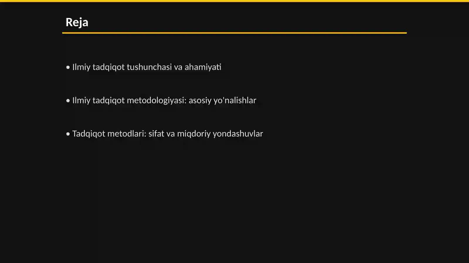 Ilmiy tadqiqod metodologiyasi: ilmiy tadqiqot asosiy kategoriyalar va tushunchalar 2
