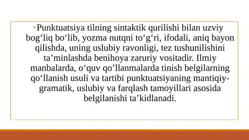 PUNTUATSIYA HAQIDA MA'LUMOT 2