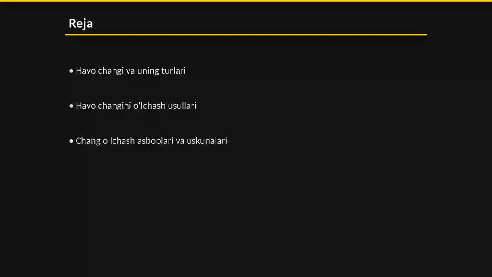 Changga qarshi kurash havo changini oʻlchash usullari 2