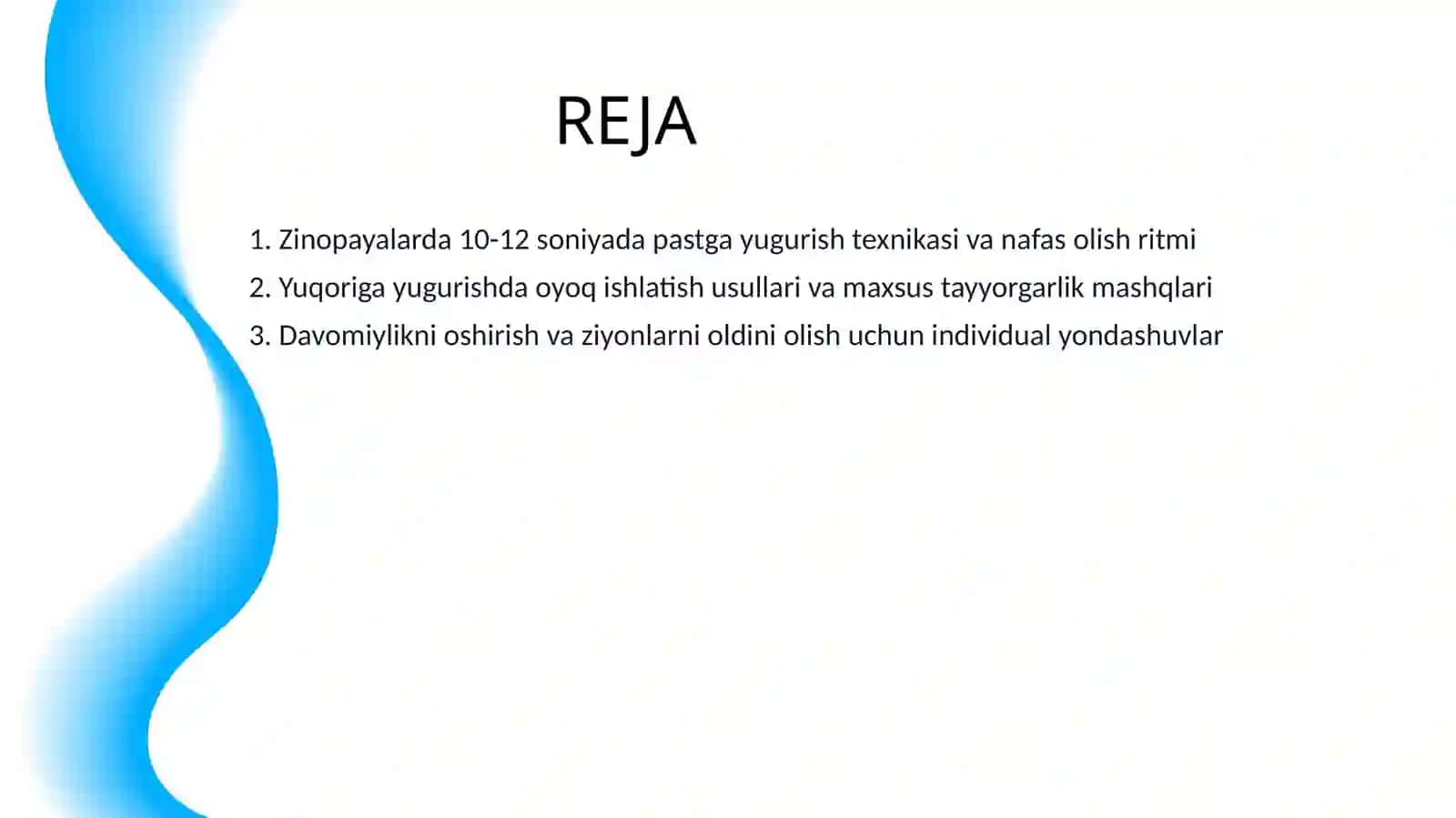 ZINOPAYALARDA 10-12SONIYADA PASTGA VA YUQORIGA YUGURISH 2