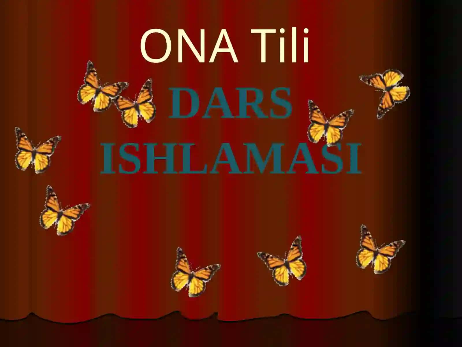 ONA TILI VA UNIO’QITISH METODIKA SIFANI DAN MUSTAQIL ISHI 2