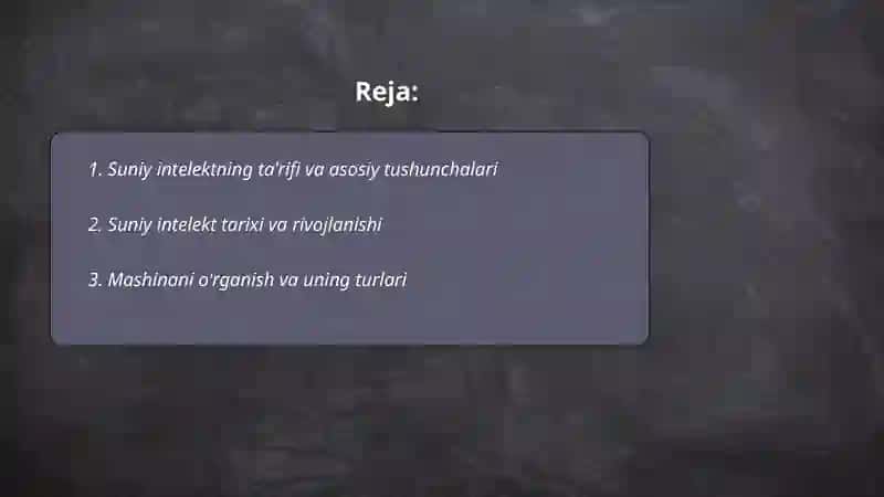 Suniy intelekt 2