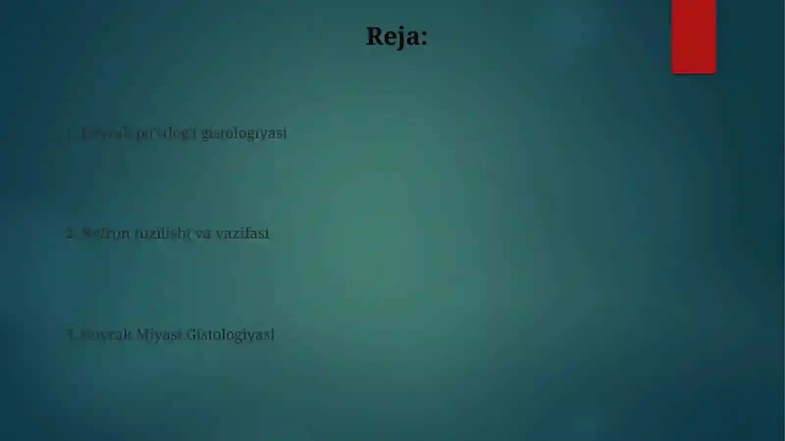 Inson Ayirish Sistemasi 2
