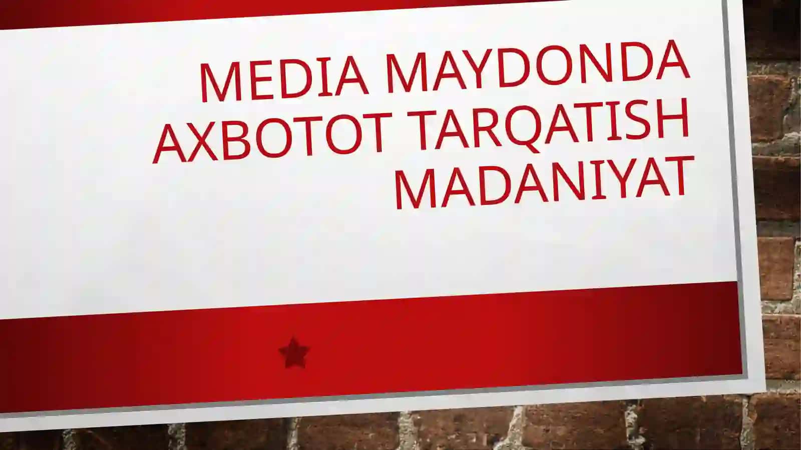 Mediasavodxonlik 2