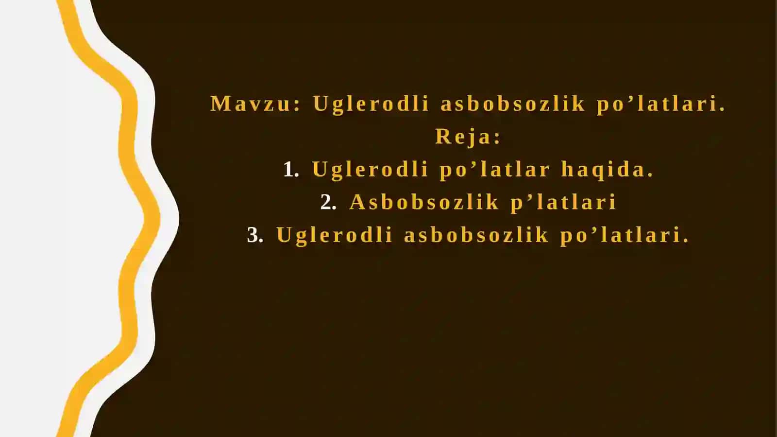 Uglerodli po’latlar 2