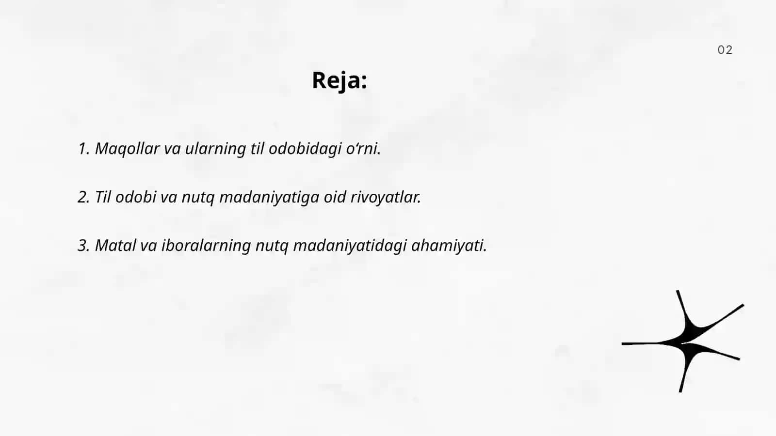 Nutq madaniyati (til odobi) masalalari 2