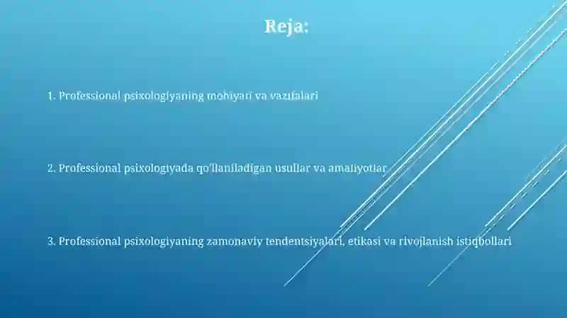 Kasbiy psixologiyaning predmeti va dolzarb vazifalari 2