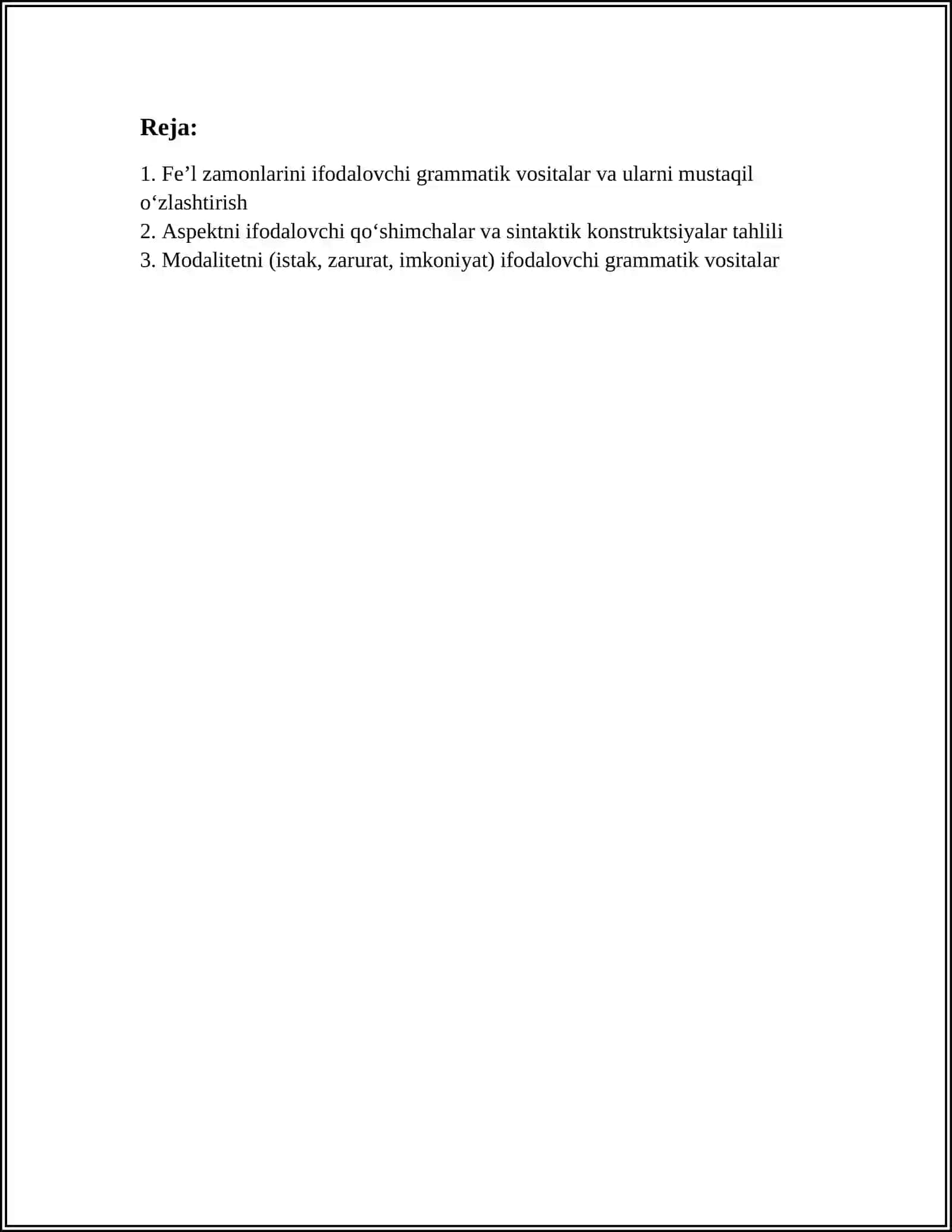 GRAMMATIK MAʼNONI IFODALOVCHI VOSITALAR 2