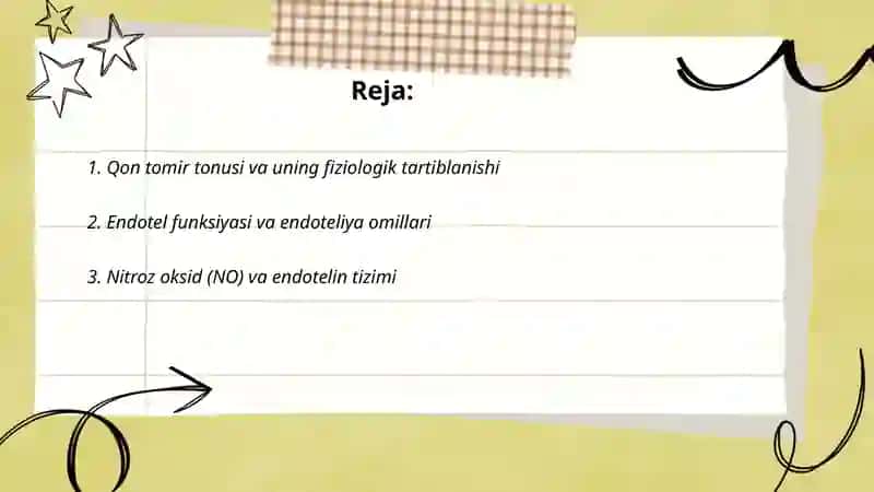 Qon tomir faoliyati boshqarilishining fiziologik asoslari 2